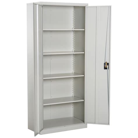 extra large steel cabinets|tall storage cabinets with doors and shelves.